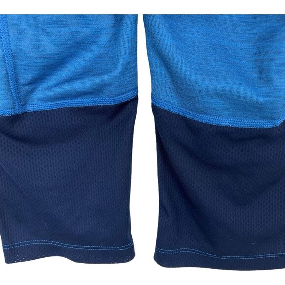 Patagonia Velocity Running Crop Capri Legging Sz MEDIUM Blue Black - Picture 6 of 9